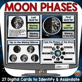 PHASES OF THE MOON BOOM DIGITAL CARDS: DISTANCE LEARNING: 