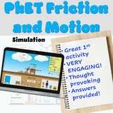 PHET Simulation Friction and Motion Interactive lab