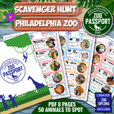 PHILADELPHIA ZOO Game Passport Game - SCAVENGER HUNT - ZOO