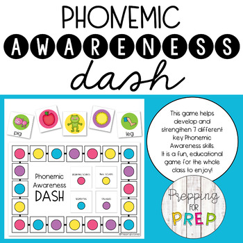 Preview of PHONEMIC AWARENESS DASH GAME BOARD