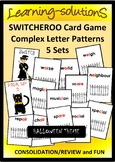 SWITCHEROO CARD GAME - 5 Sets - Complex Letter Patterns - 
