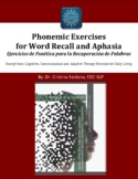 PHONEMIC EXERCISES FOR WORD RECALL, APHASIA, AND MORE- Bil