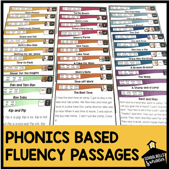 Preview of PHONICS BASED READING PASSAGES