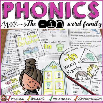 PHONICS: CVC SHORT VOWEL I: THE -IN WORD FAMILY by Teach To Tell