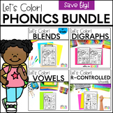 PHONICS Color It Bundle! Printables for Distance Learning