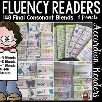 Preview of PHONICS: FLUENCY READERS: FINAL CONSONANT BLENDS