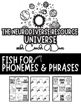 Preview of PHONICS FUN! Fish For Phonemes and Phrases Card Game (Go Fish)