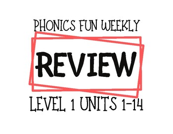 Preview of PHONICS FUN REVIEW - LEVEL 1
