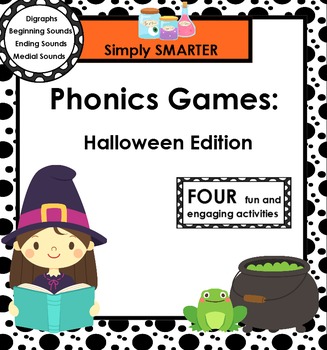 Preview of SMARTBOARD PHONICS GAMES:  Halloween Edition
