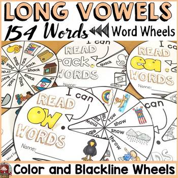 PHONICS: LONG VOWEL: WORD WHEELS by Teach To Tell | TpT