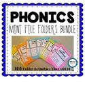 PHONICS MINI FILE FOLDER BUNDLE (elementary, Autism, Speci