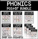 PHONICS POSTERS BUNDLE with REAL LIFE PICTURES