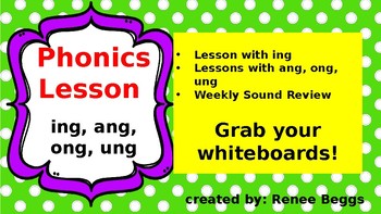 Preview of PHONICS POWER PACK 2: -ing, -ang, -ong, -ung