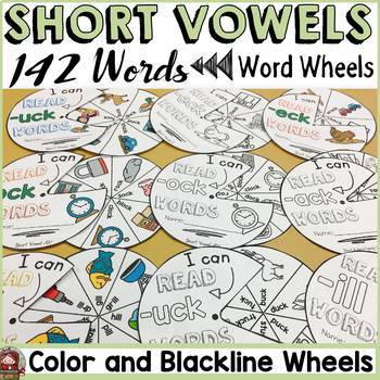 PHONICS: SHORT VOWELS: WORD WHEELS by Teach To Tell | TpT