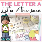 Alphabet Letter of the Week Letter A Print & Digital