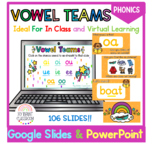 PHONICS Vowel Teams Slides for Google Slides and PowerPoint