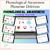 PHONOLOGICAL AEARENESS: Phoneme Deletion - Boom Cards™