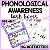 PHONOLOGICAL AWARENESS Task Boxes {set two} Science of Reading