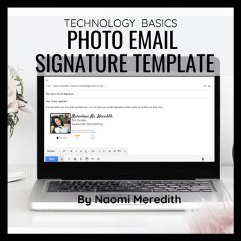 Preview of Email Signature Template | Google Slide & PowerPoint Editable