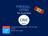 PHRASAL VERBS  Powerpoint for Business Students of English