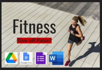 Preview of PHYSICAL ACTIVITY / FITNESS Facts & Myths ( True / False) Worksheet Word Google