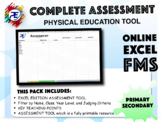 PHYSICAL EDUCATION ASSESSMENT TOOL - EXCEL EDITION includi