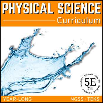 Preview of PHYSICAL SCIENCE CURRICULUM -  5 E Model