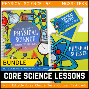 Preview of CORE PHYSICAL SCIENCE LESSONS (No Labs or Stations)