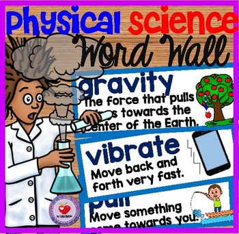 Preview of PHYSICAL SCIENCE WORD WALL