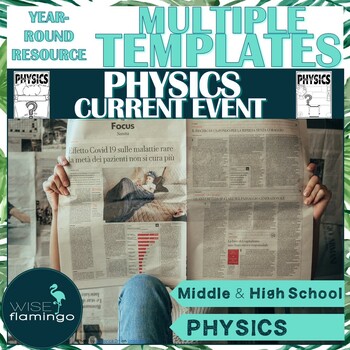 Preview of PHYSICS Current Event Article Analysis Templates