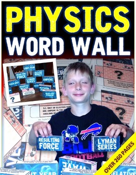 Preview of Physics: Interactive Vocabulary Word Wall