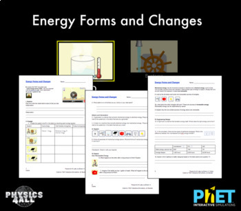 Preview of PHeT Energy Forms and Changes