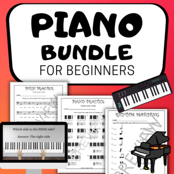 Preview of PIANO BUNDLE for Beginners