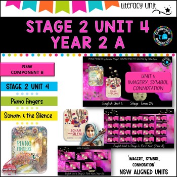 Preview of PIANO FINGERS , SONAM and the SILENCE -NSW Stage 2 Unit 4 Term 2 Year A-