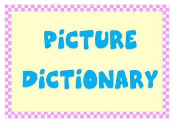 Preview of PICTURE DICTIONARY