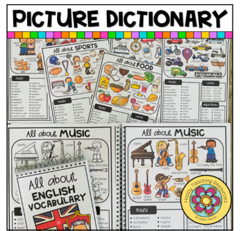 Preview of PICTURE DICTIONARY (+ Word Banks) for English learners