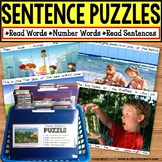 PICTURE PUZZLES Building Sentences FILE FOLDER Activities 