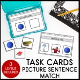 PICTURE SENTENCE MATCH TASK CARDS