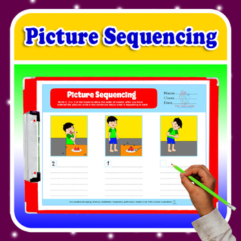 PICTURE SEQUENCING, DANGEROUS SITUATION, 3 pictures, sequence, ABA, ESL ...