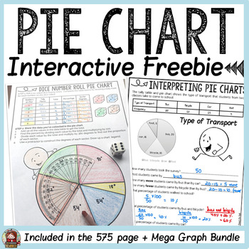 Preview of PIE CHARTS/ PIE GRAPHS/ CIRCLE GRAPHS FREEBIE