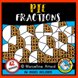 PIE FRACTIONS CLIPART (FOOD) MATH CLIP ART FOR THANKSGIVIN