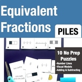 Equivalent Fraction Practice: Using Visual Models, Number 