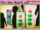 PIN THE HEART ON THE GRINCH + Draw-Along Activity!