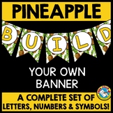 PINEAPPLE BULLETIN BOARD LETTERS BUNTING BANNER (PINEAPPLE