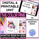 PINK - Color Adapted Books for Special Education (Print + 