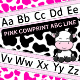 PINK WESTERN ALPHABET LINE - YOU PRINT