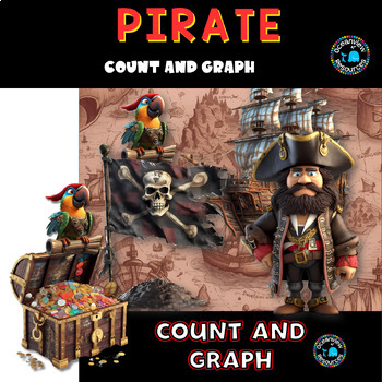 Preview of PIRATE - I SPY counting and graphing with axis cards to create your own graphs