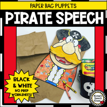 Preview of GIANT BUNDLE PIRATE PUPPETS TREASURE MAPS FEEDING PIRATE SPEECH THERAPY