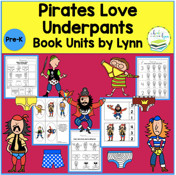 PIRATES LOVE UNDERPANTS BOOK UNIT by Book Units by Lynn | TpT
