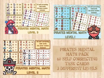 Preview of PIRATES MENTAL MATH PACK